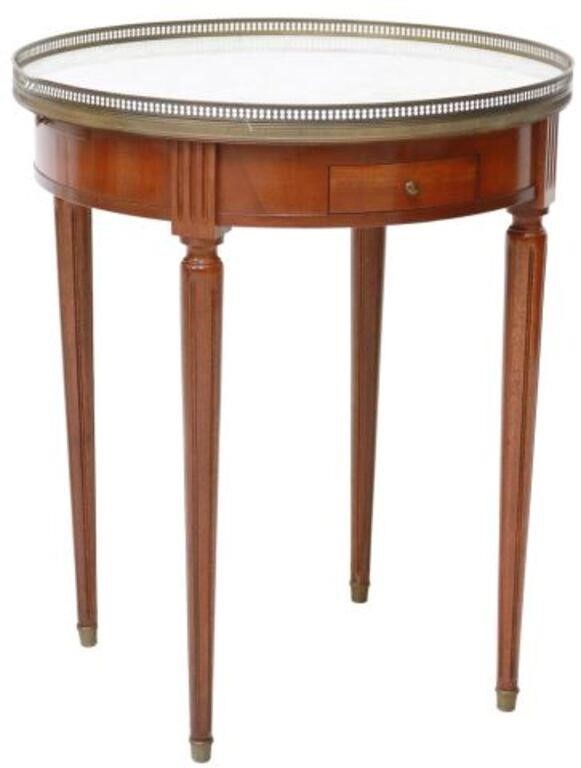 FRENCH LOUIS XVI STYLE MARBLE TOP 3556fb