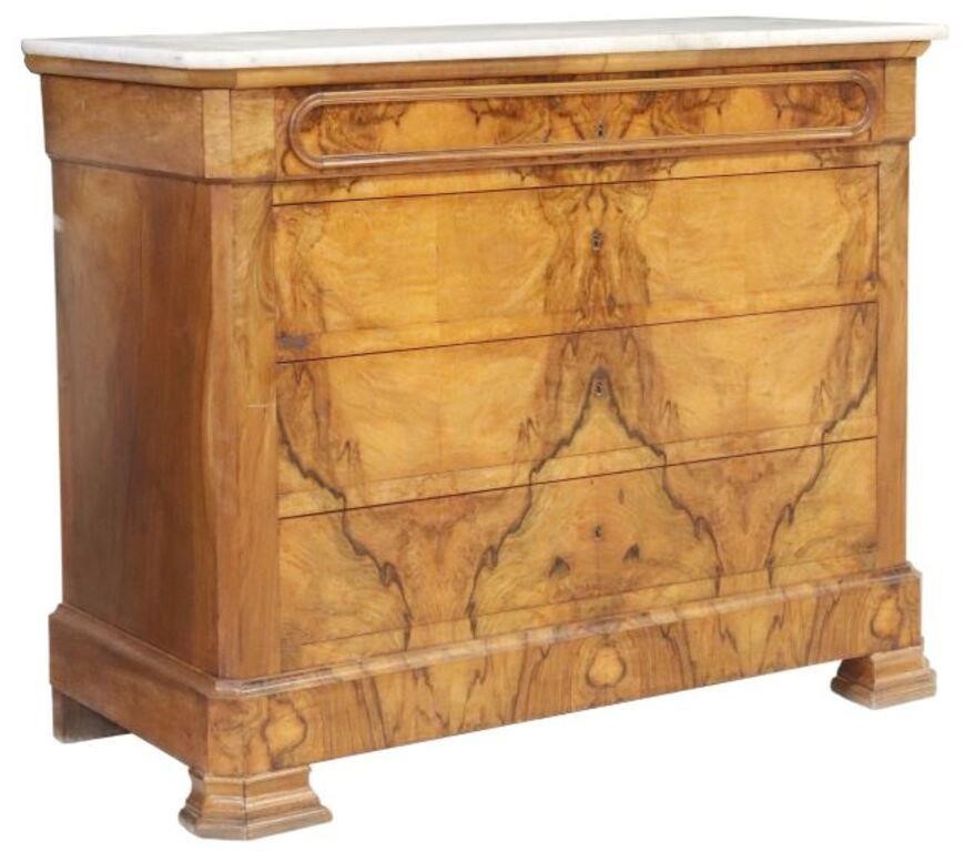 FRENCH LOUIS PHILIPPE MARBLE TOP 355714