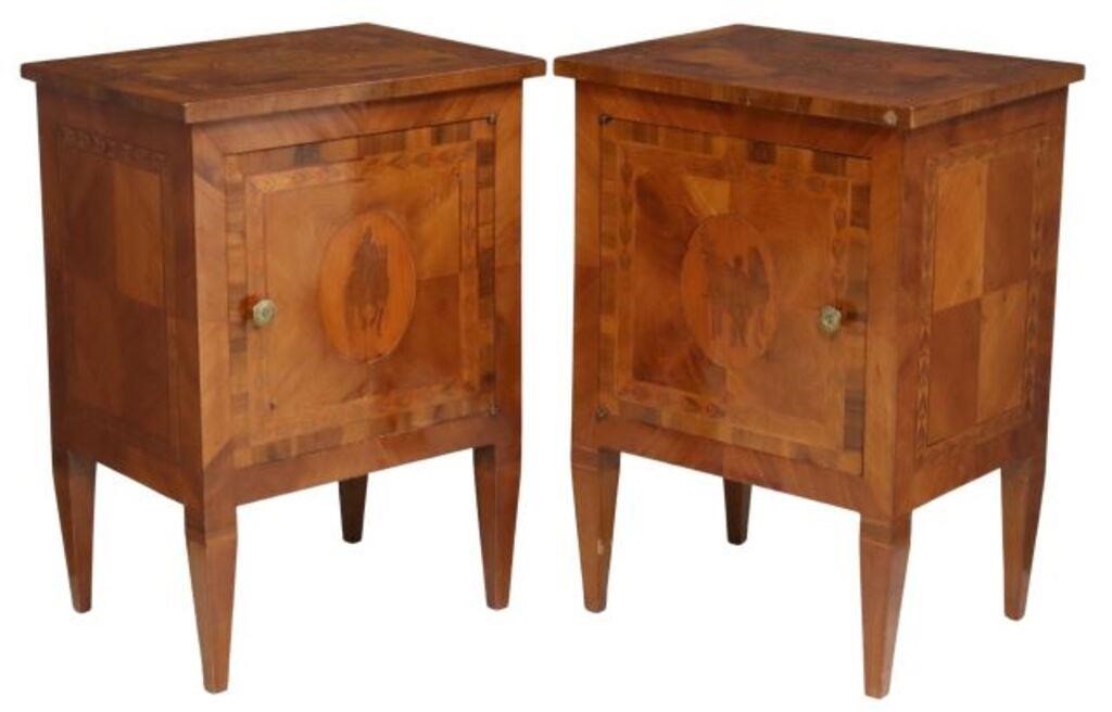  2 ITALIAN NEOCLASSICAL MARQUETRY 355717