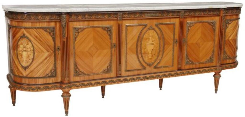 J.P. EHALT LOUIS XVI STYLE MARBLE-TOP