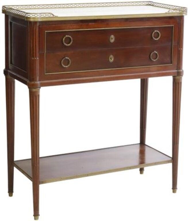 FRENCH LOUIS XVI STYLE MARBLE TOP 355807