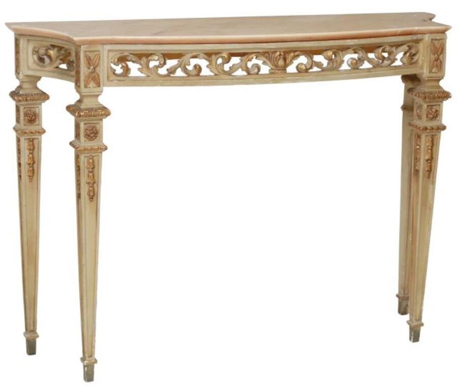 ITALIAN LOUIS XVI STYLE MARBLE TOP 355814