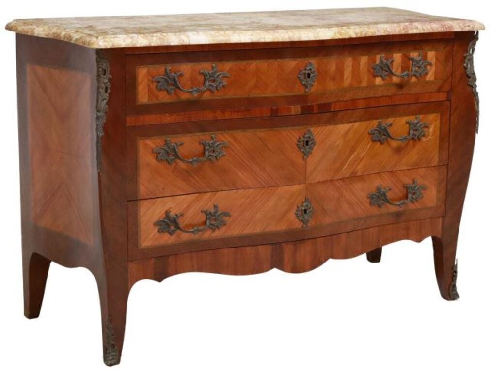 FRENCH LOUIS XV STYLE MARBLE TOP 355819