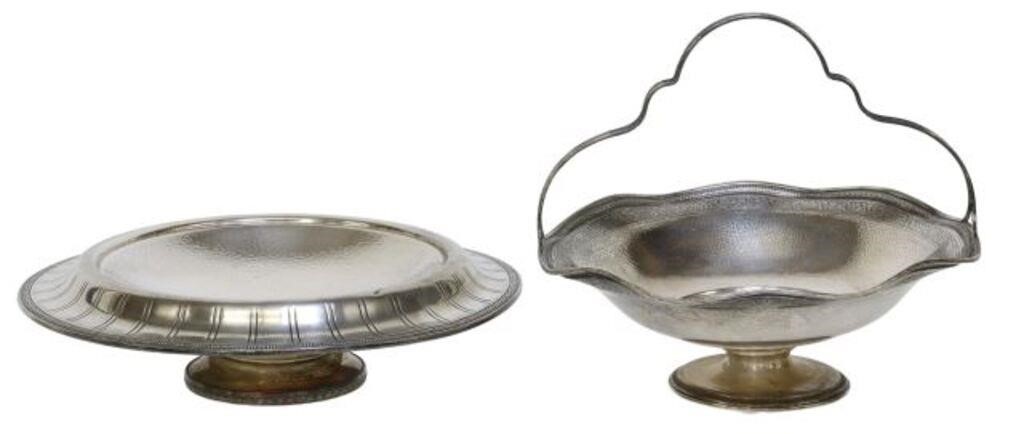 (2) WEBSTER COMPANY STERLING COMPOTE