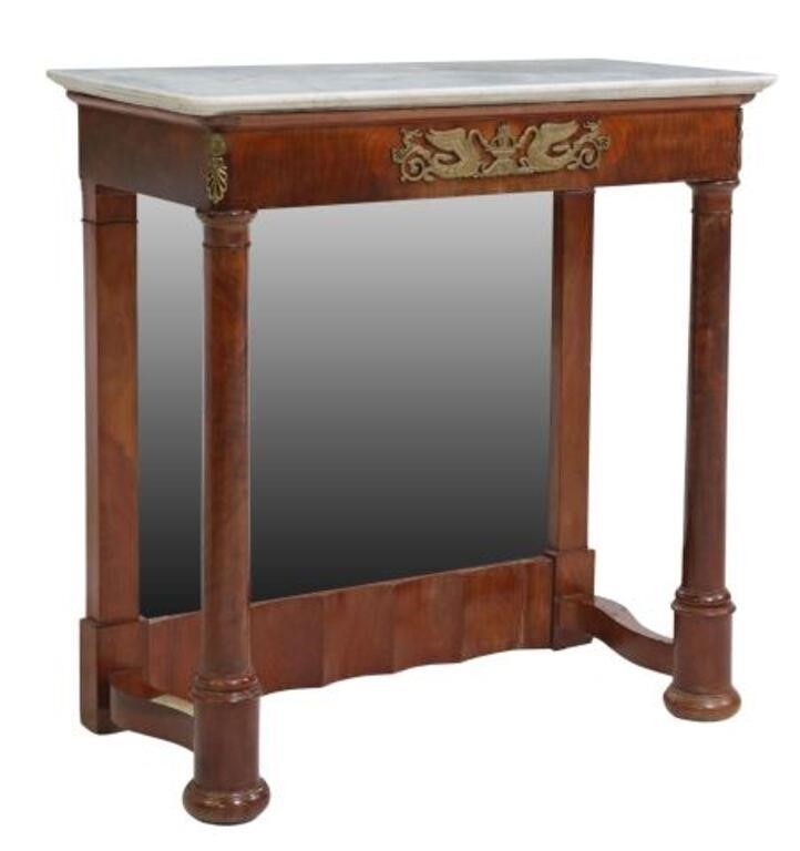 FRENCH EMPIRE STYLE MAHOGANY PIER  3558f2