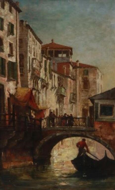 SUSAN WALES (D.1927) OIL PAINTING VENETIAN