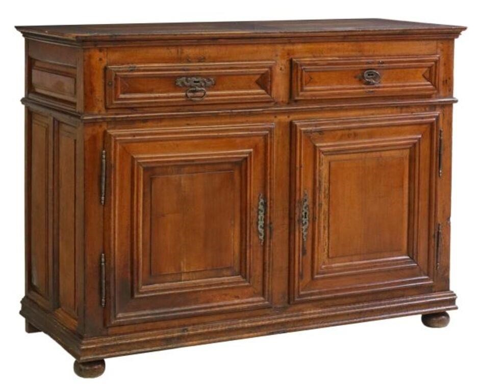 FRENCH PROVINCIAL WALNUT SIDEBOARD  35599a