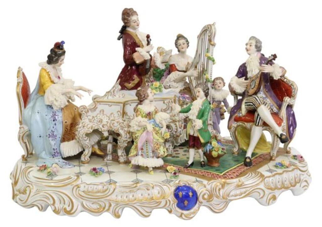 VOLKSTEDT DRESDEN LACE CONCERT FIGURAL