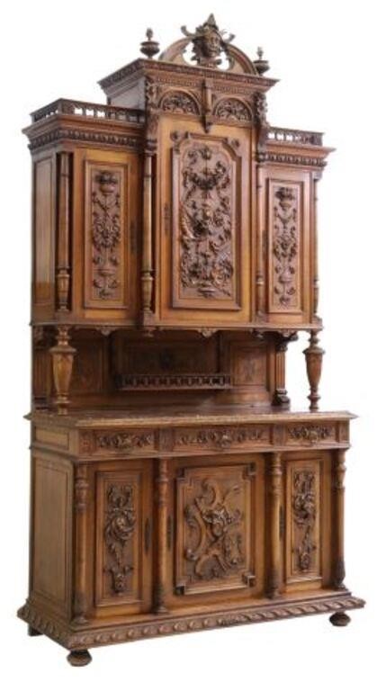 FRENCH RENAISSANCE REVIVAL WALNUT 355a5c