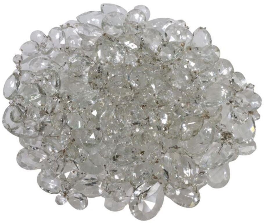  LOT CRYSTAL CHANDELIER PENDALOGUES 355aa7