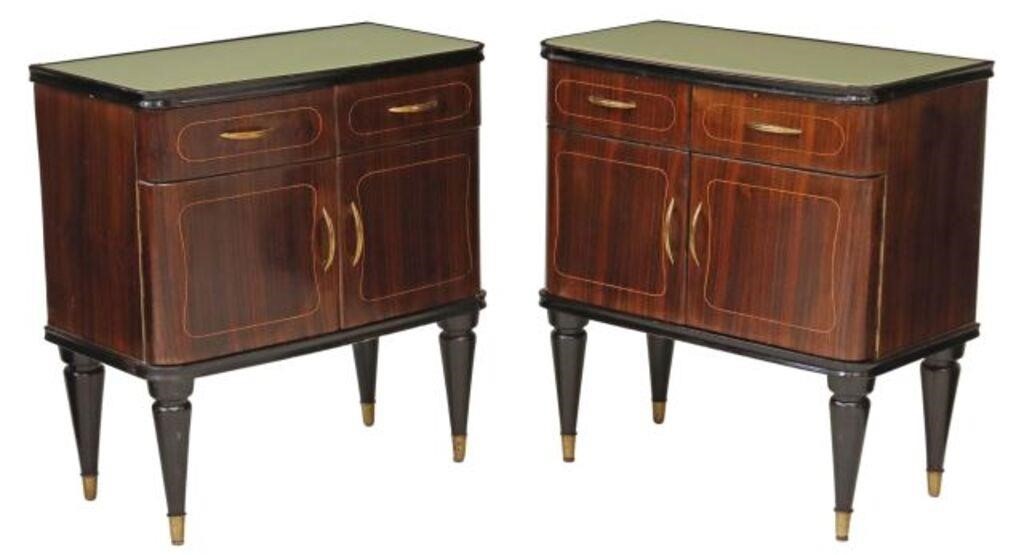 2 ITALIAN MID CENTURY MODERN ROSEWOOD 355aee