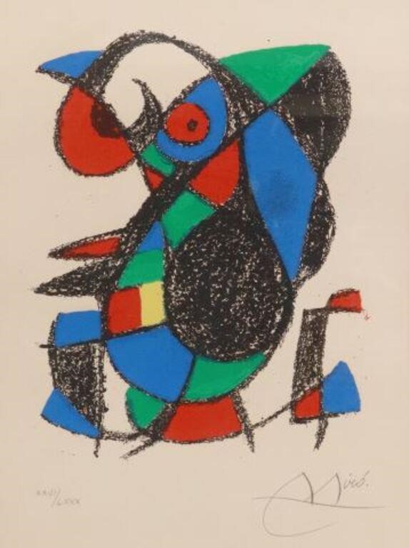 JOAN MIRO (1893-1983) SIGNED LITHOGRAPHS