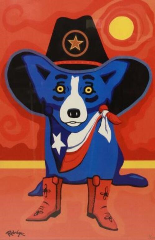 GEORGE RODRIGUE D 2013 BLUE DOG 355b55