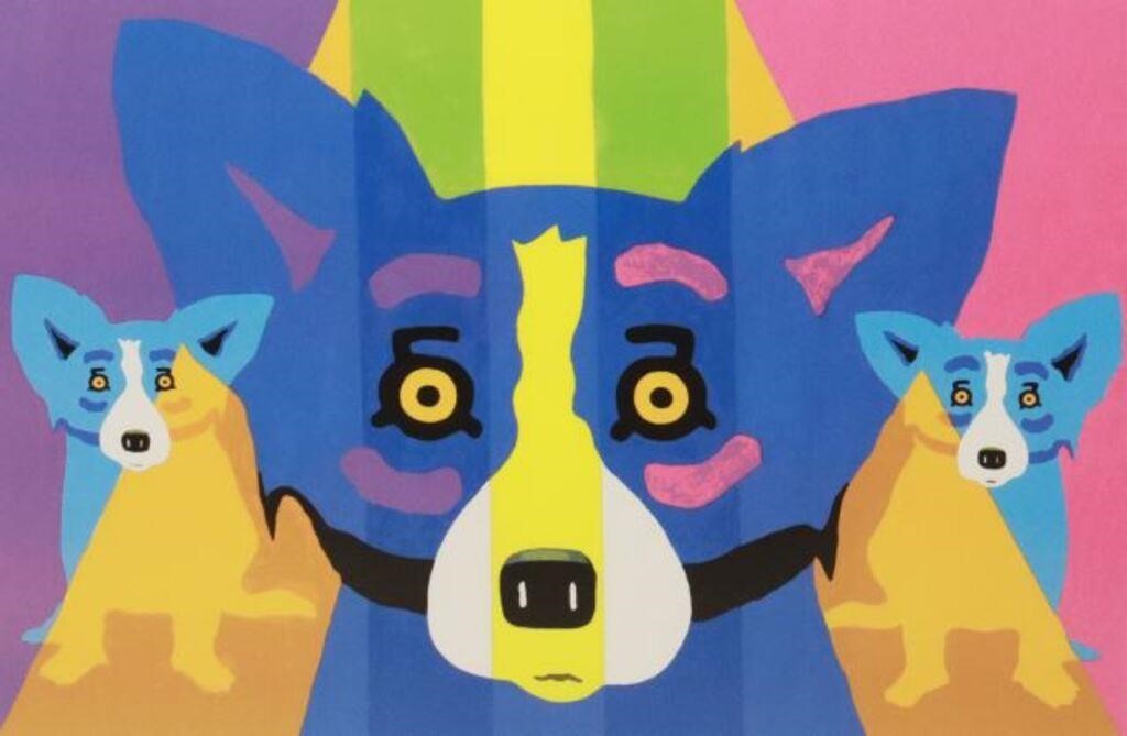 GEORGE RODRIGUE D 2013 BLUE DOG 355b58