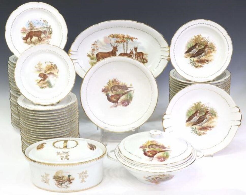 (77) FRENCH VIERZON PORCELAIN GAME