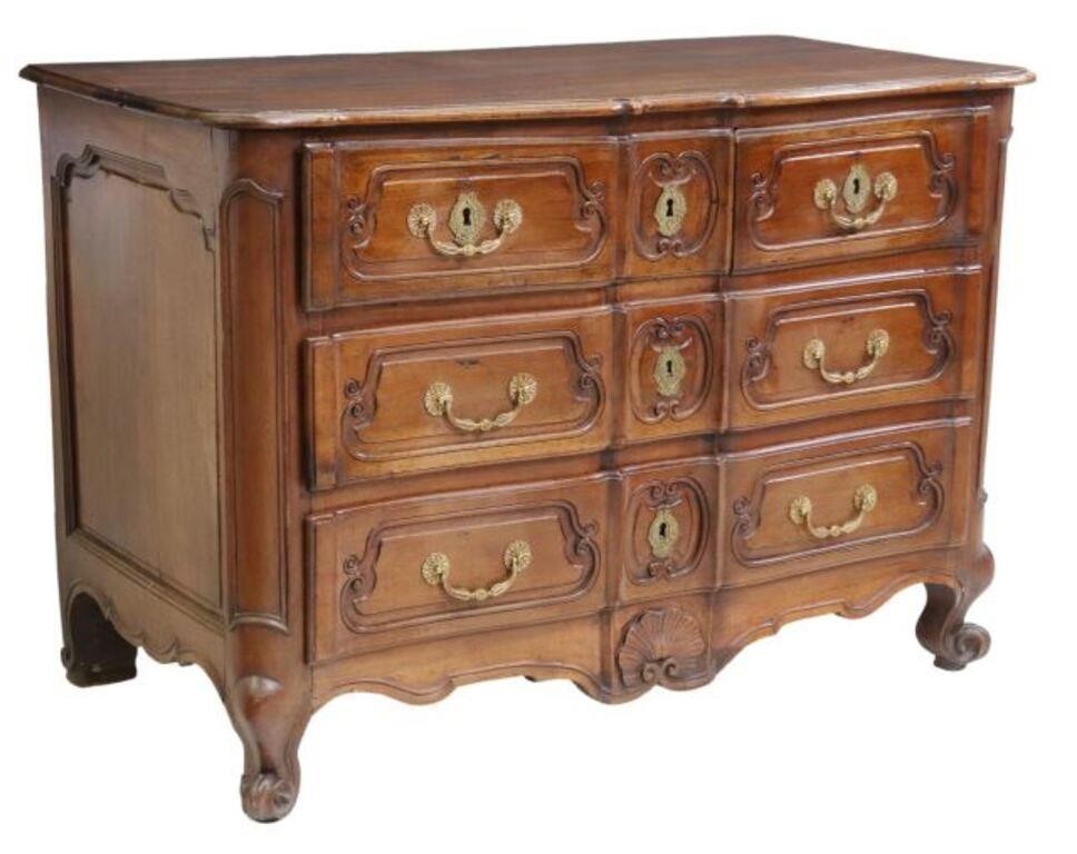 FRENCH LOUIS XV PERIOD CARVED COMMODE  355b8f