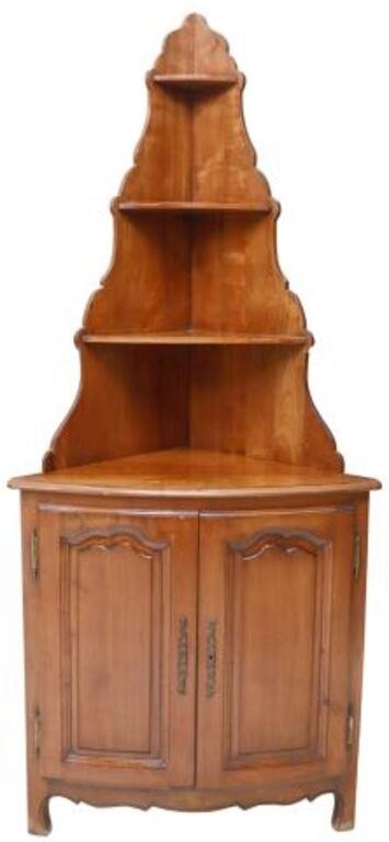 FRENCH PROVINCIAL FRUITWOOD CORNER