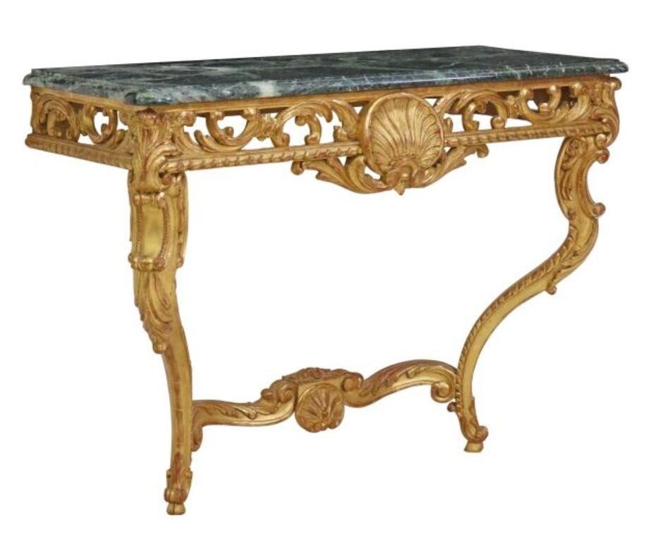 FRENCH LOUIS XV STYLE MARBLE-TOP