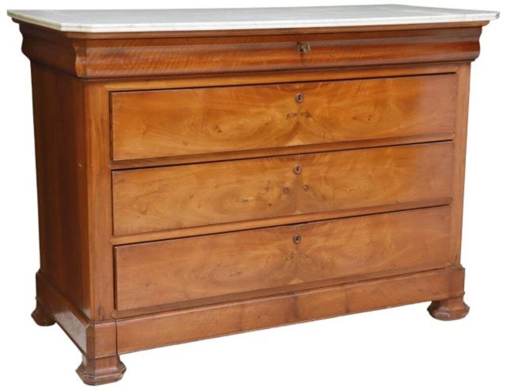 FRENCH LOUIS PHILIPPE MARBLE TOP 355bbe