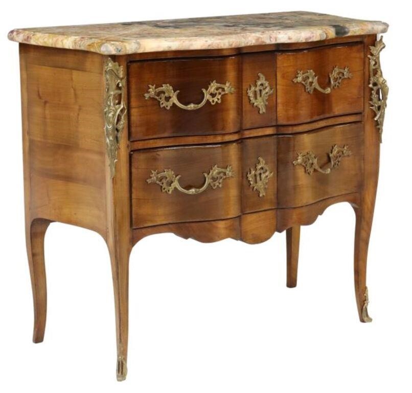 FRENCH LOUIS XV STYLE MARBLE TOP 355bc3