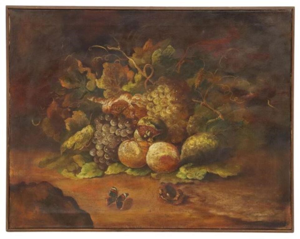 ITALIAN SCHOOL STILL LIFE OIL ON