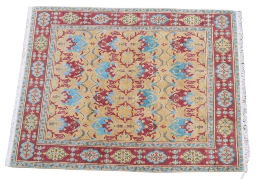 HAND TIED TIBETAN RUG 9 9 25  355cf1