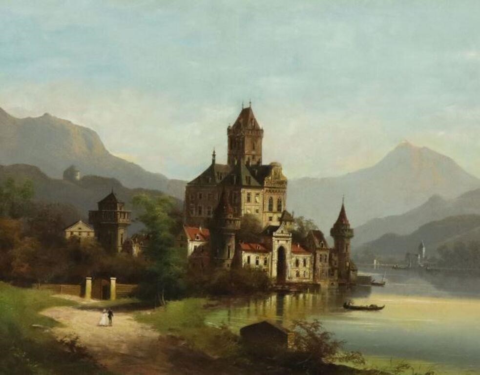 ARNOLD MEERMANN (1829-1908) ALPINE