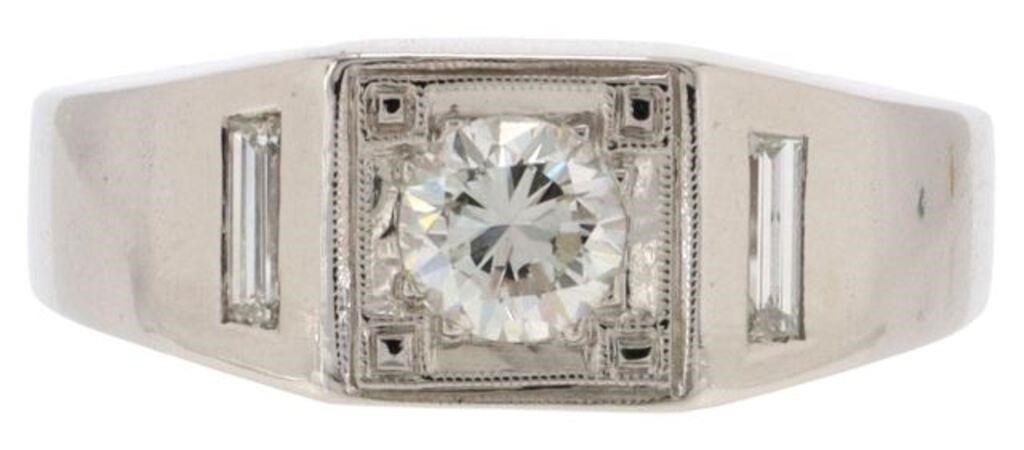 ESTATE 14KT WHITE GOLD & 0.86CTTW