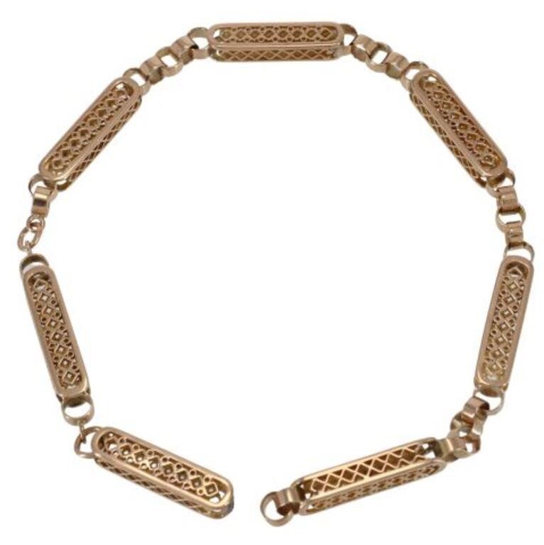 ESTATE 14KT YELLOW GOLD LINK CHAIN
