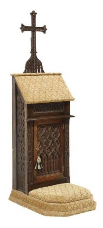 GOTHIC REVIVAL PRIE-DIEU PRAYER KNEELER