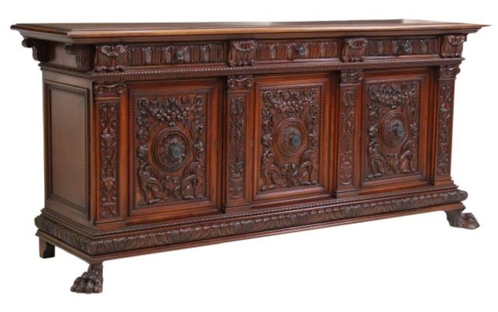 ITALIAN RENAISSANCE REVIVAL WALNUT 355d60