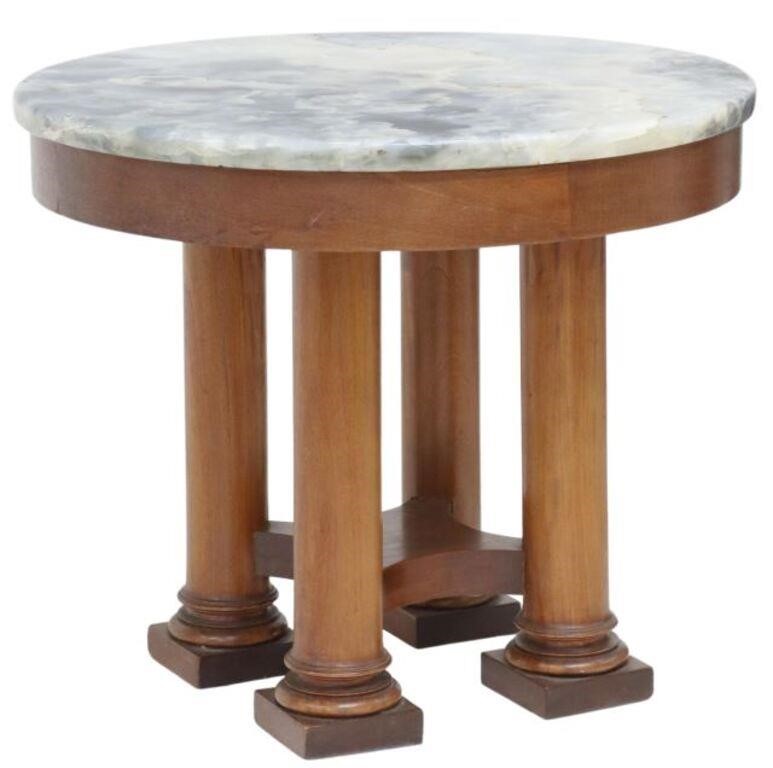 FRENCH EMPIRE STYLE ONYX TOP MAHOGANY 355d73