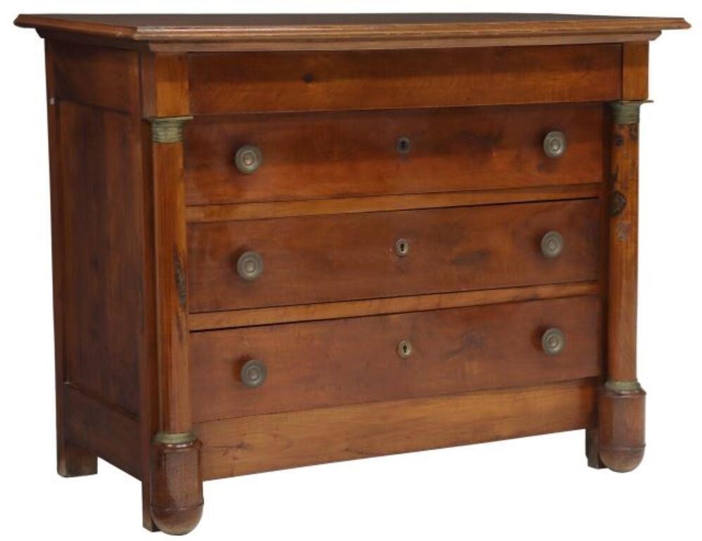 FRENCH EMPIRE STYLE FOUR DRAWER 355dad