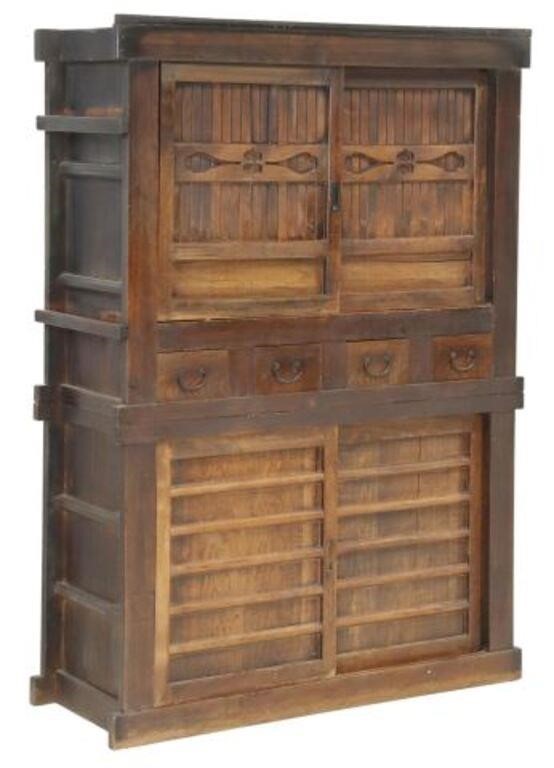 JAPANESE TANSU STACKING STORAGE 355e65