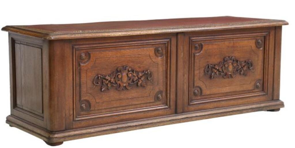 FRENCH HENRI II STYLE OAK STORAGE 355f39