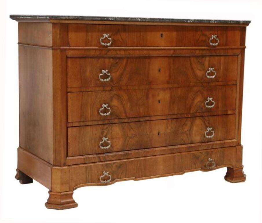 FRENCH LOUIS PHILIPPE MARBLE TOP 355f55