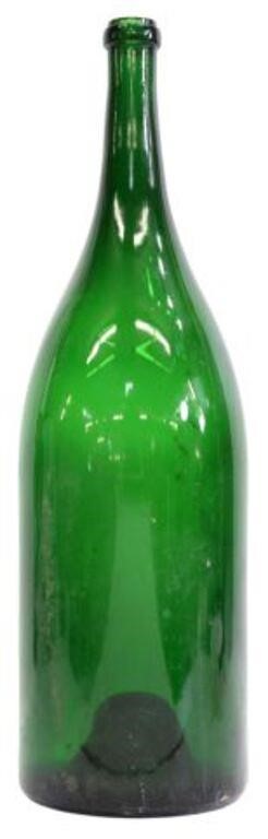 LARGE FRENCH GLASS CHAMPAGNE BOTTLE  355f86