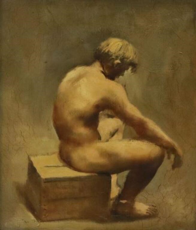 WALTER STUEMPFIG (1914-1970) SEATED