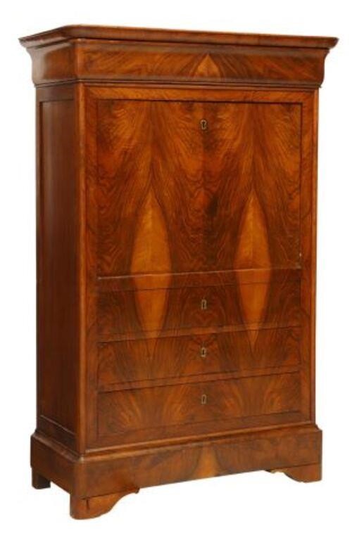 FRENCH LOUIS PHILIPPE WALNUT SECRETAIRE 355f9f