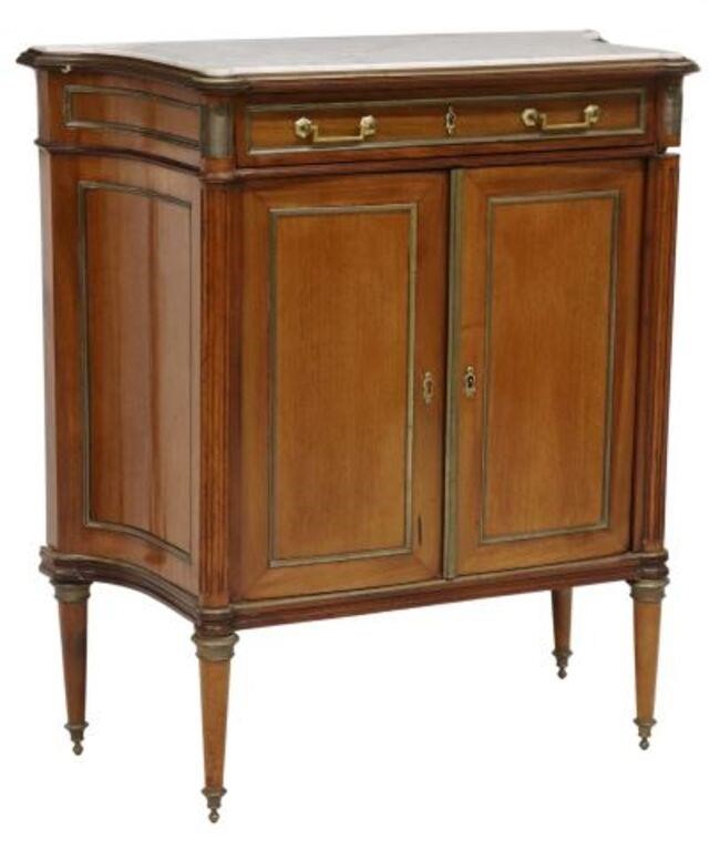 FRENCH LOUIS XVI STYLE MARBLE TOP 355fb3