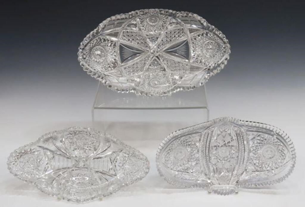 3) AMERICAN BRILLIANT PERIOD CRYSTAL