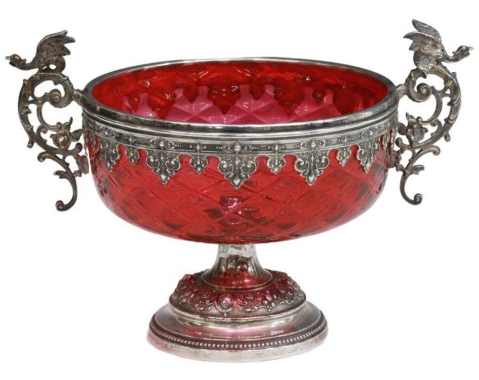 ORNATE SILVERPLATE CRANBERRY 356015