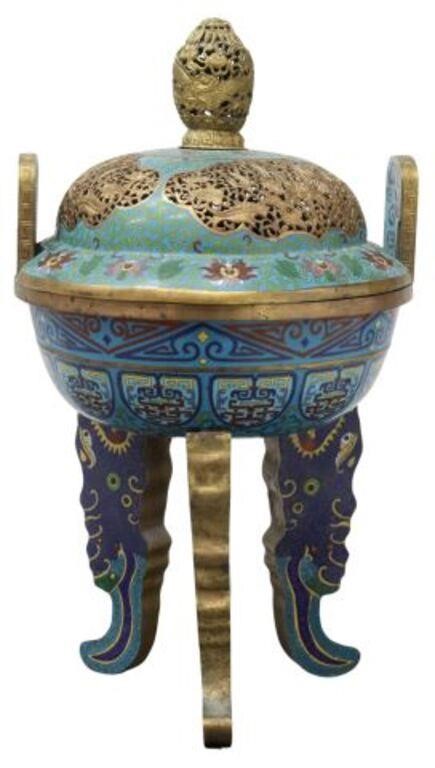 LARGE CHINESE CLOISONNE ENAMEL 356091