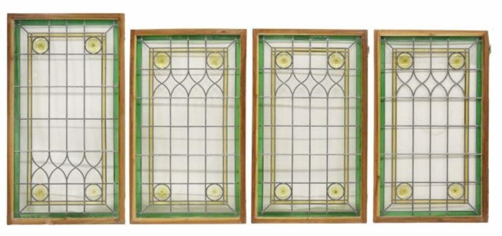  4 ARCHITECTURAL STAINED LEADED 3560a5