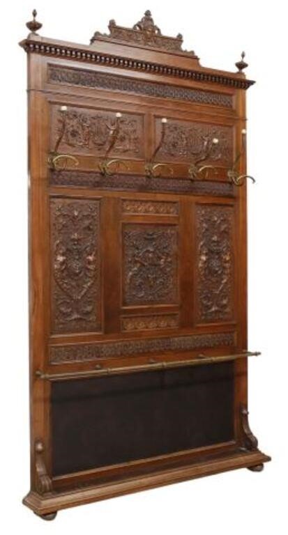 RENAISSANCE REVIVAL CARVED WALNUT 3560bb