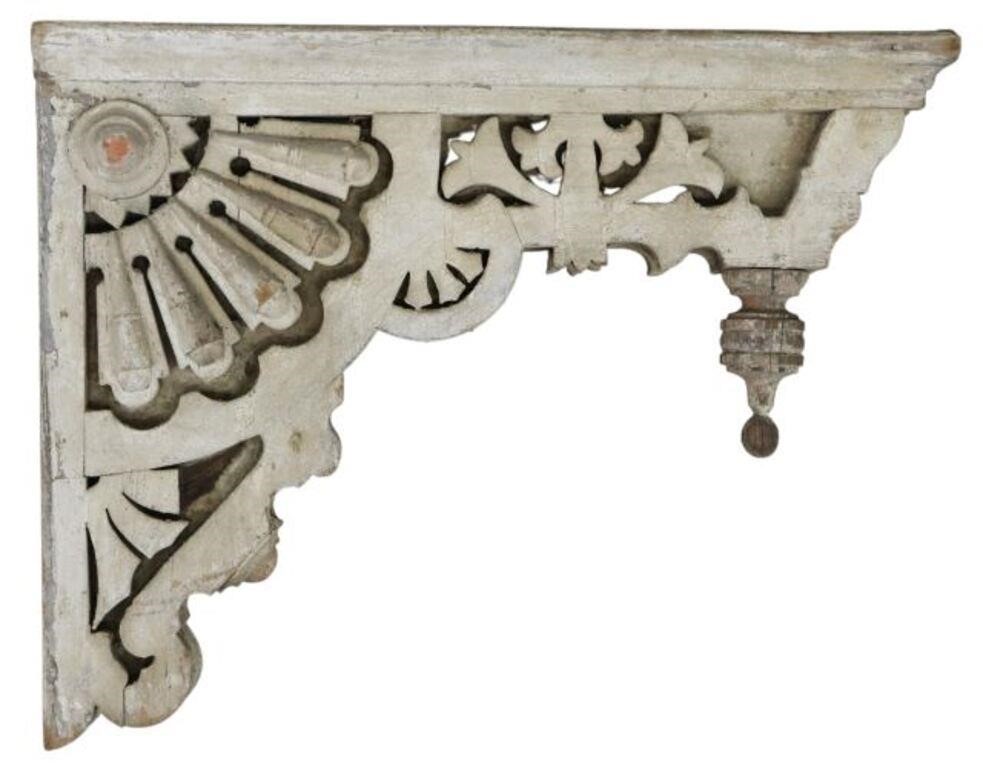 ARCHITECTURAL FOLIATE CARVED WOOD 35617d