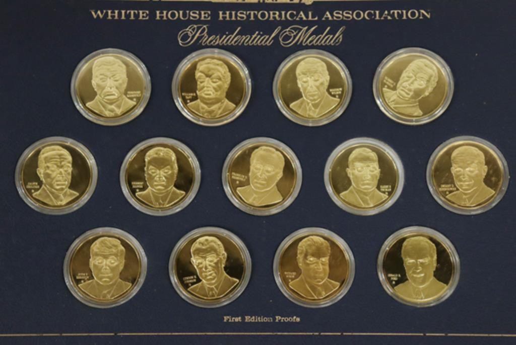 39 FRANKLIN MINT PRESIDENTS MEDALS 35626c