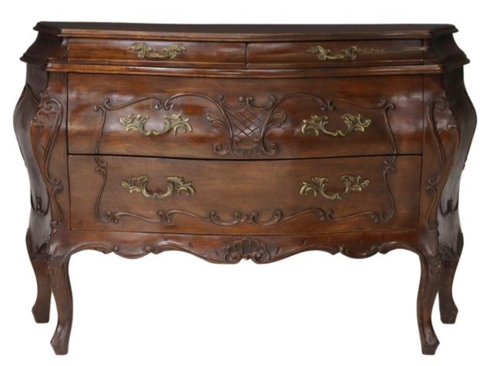 LOUIS XV STYLE FOUR DRAWER BOMBE 3562e5