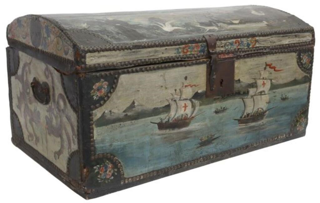 SPANISH COLONIAL PERUVIAN STORAGE 3562e7