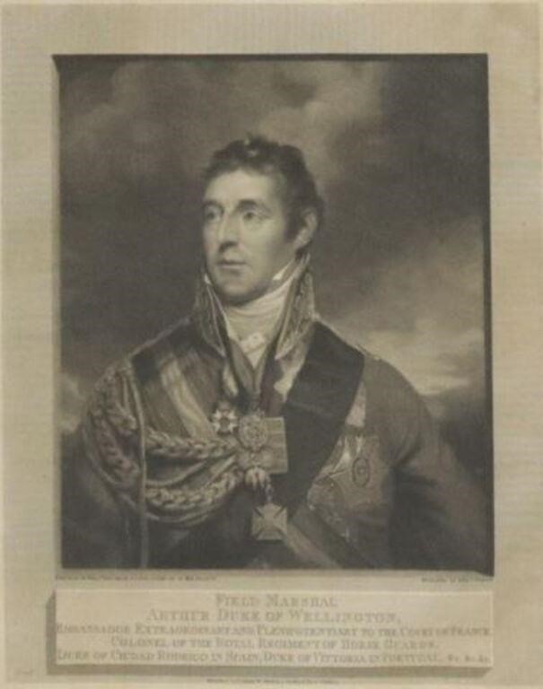 FRAMED ENGRAVING ARTHUR DUKE OF 35631c